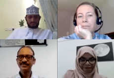 participants in virtual meeting room